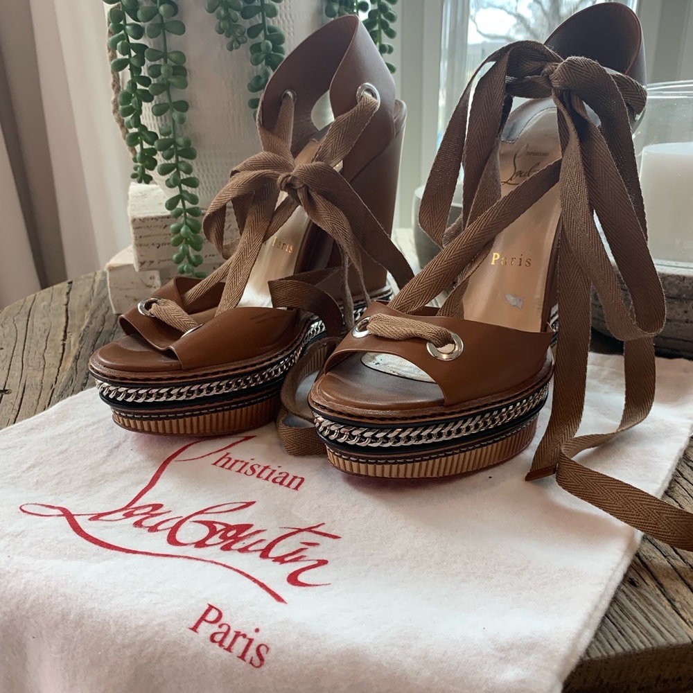 Christian Louboutin Wedge Sandals